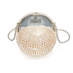 Judith Leiber-SPHERE SQUARES CHAMPAGNE